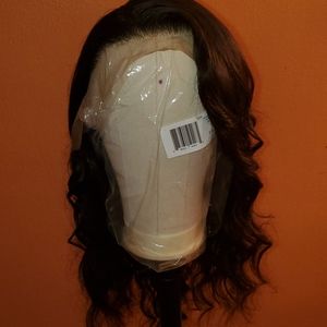 Virgin human hair frontal wig